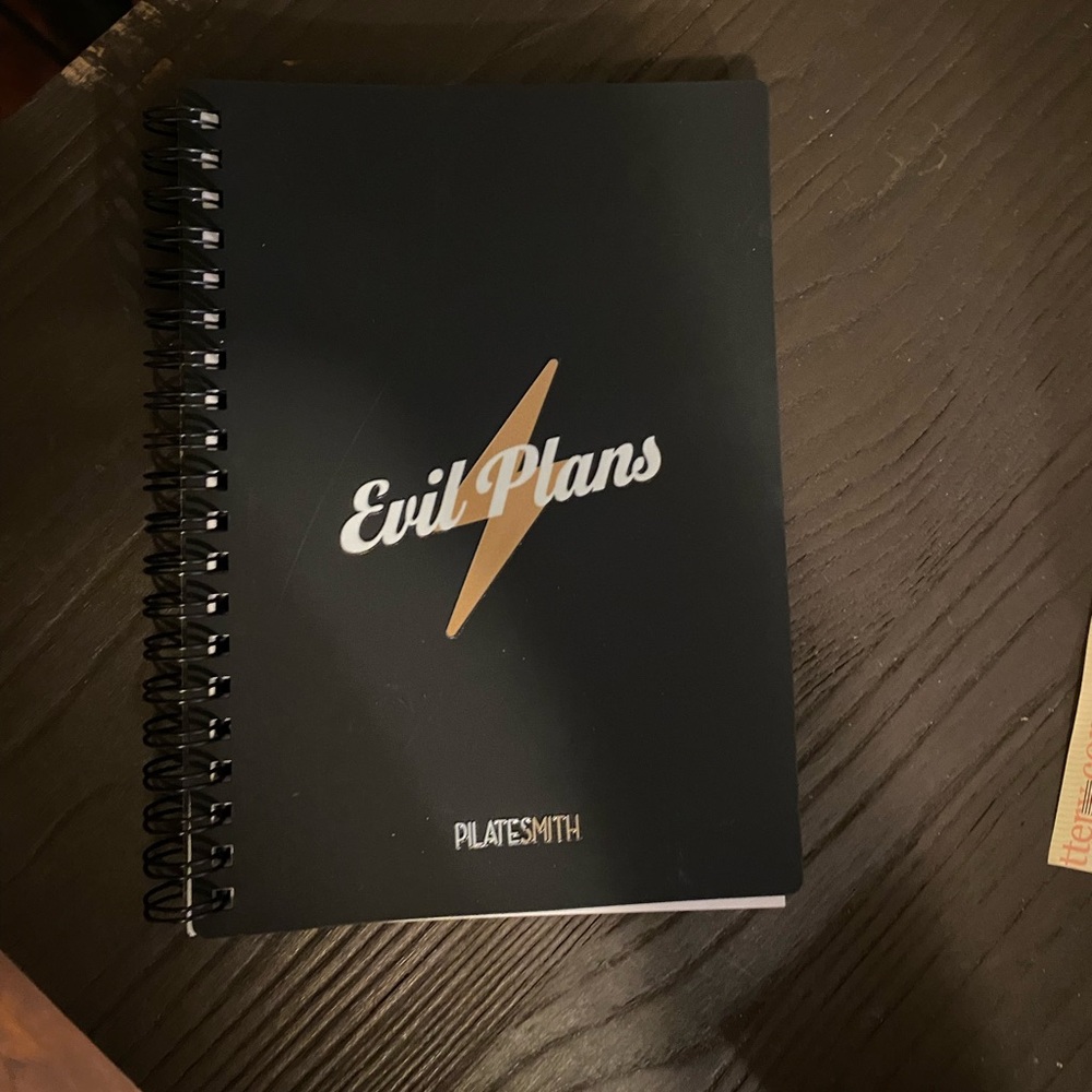 Black notebook